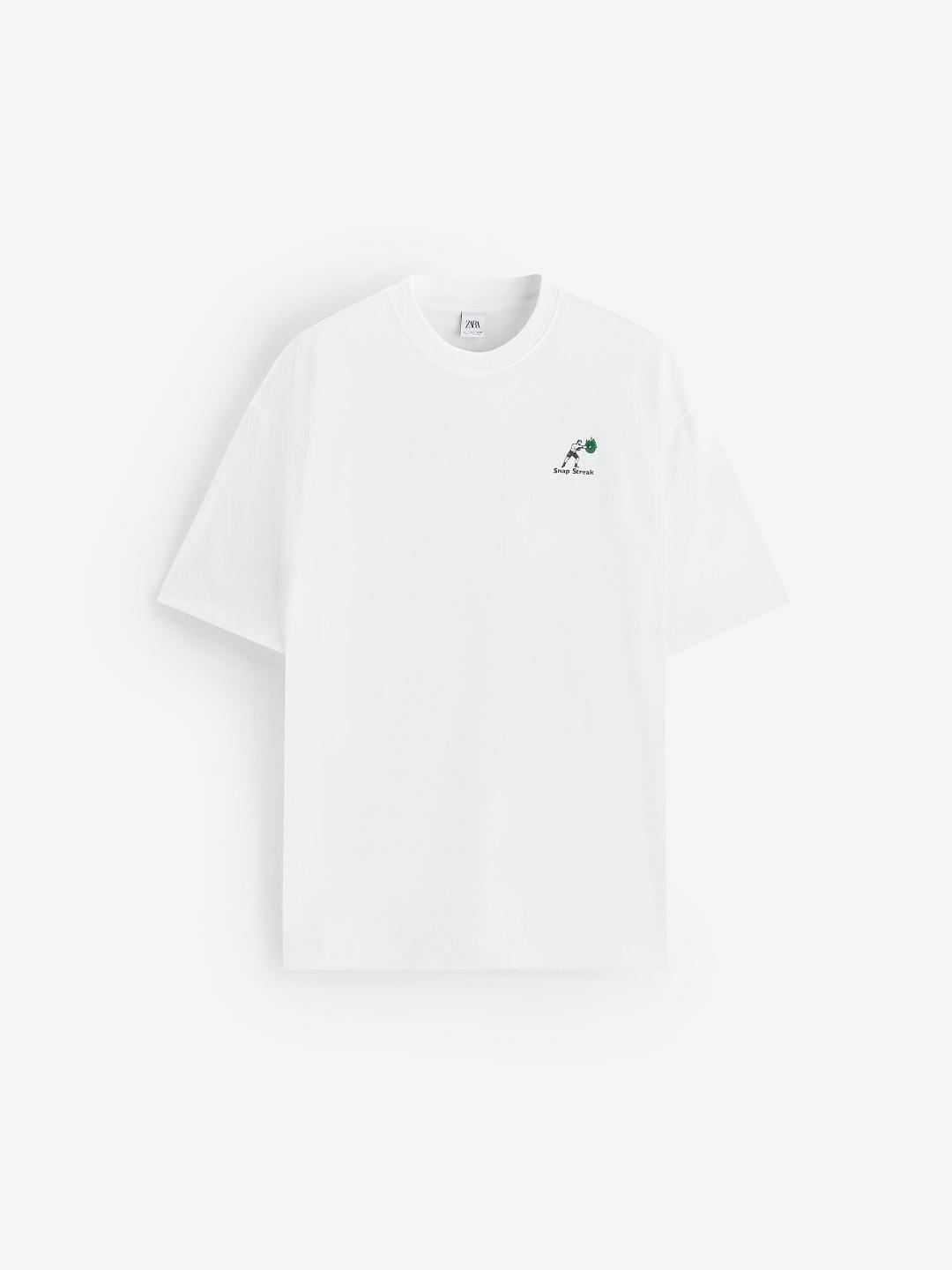 

ZARA Men White Tshirts