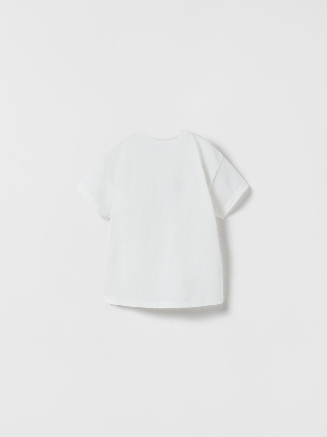 

ZARA Kids-Unisex White Tshirts