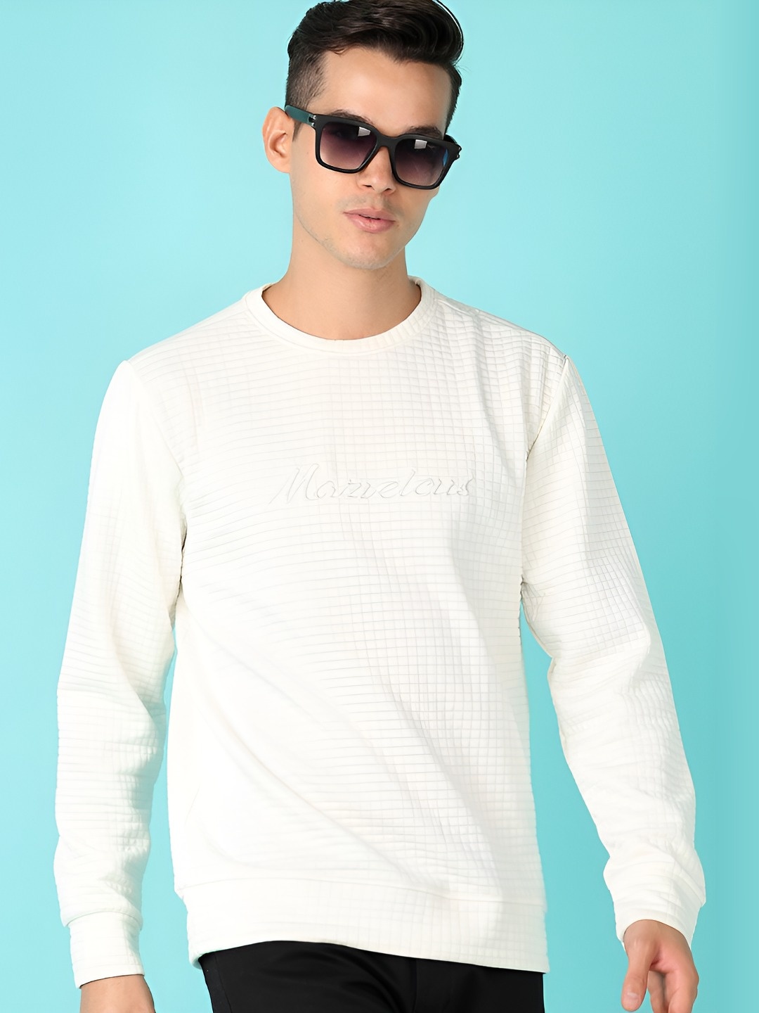 

V-Mart Men Typography T-shirt, White