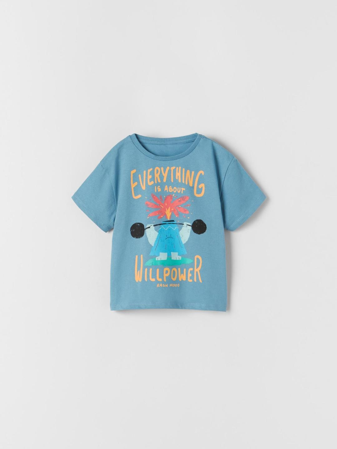 

ZARA Kids-Unisex Blue Tshirts