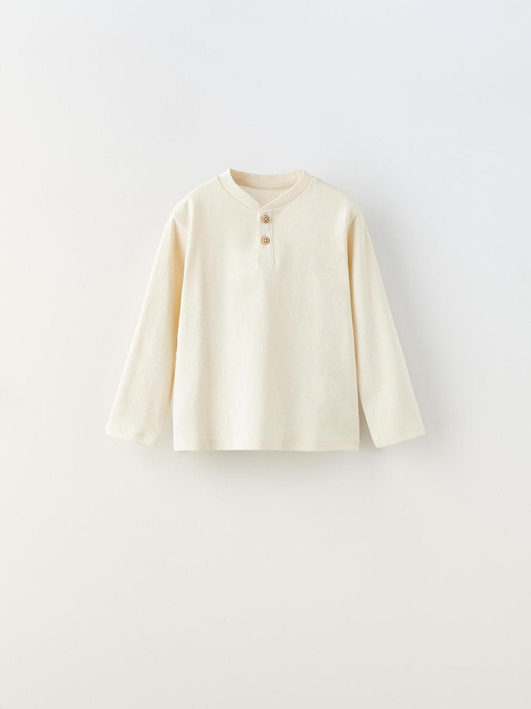 

ZARA Kids-Unisex Beige Tshirts