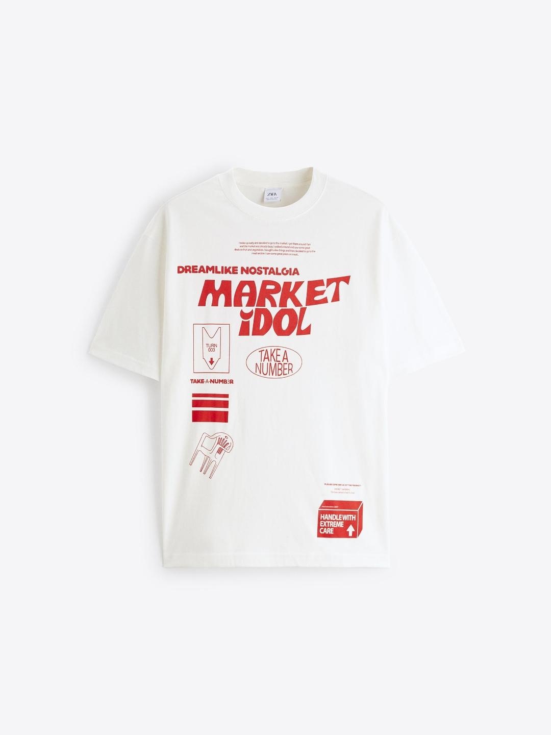 

ZARA Men White Tshirts