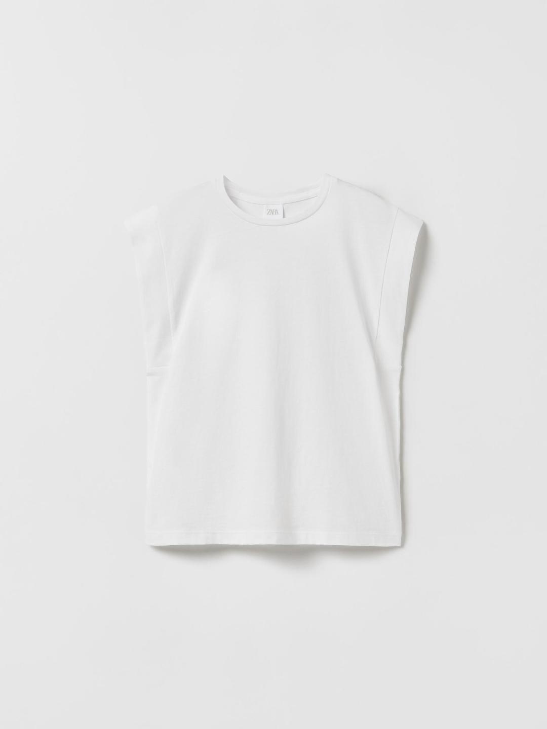 

ZARA Girls White Tshirts