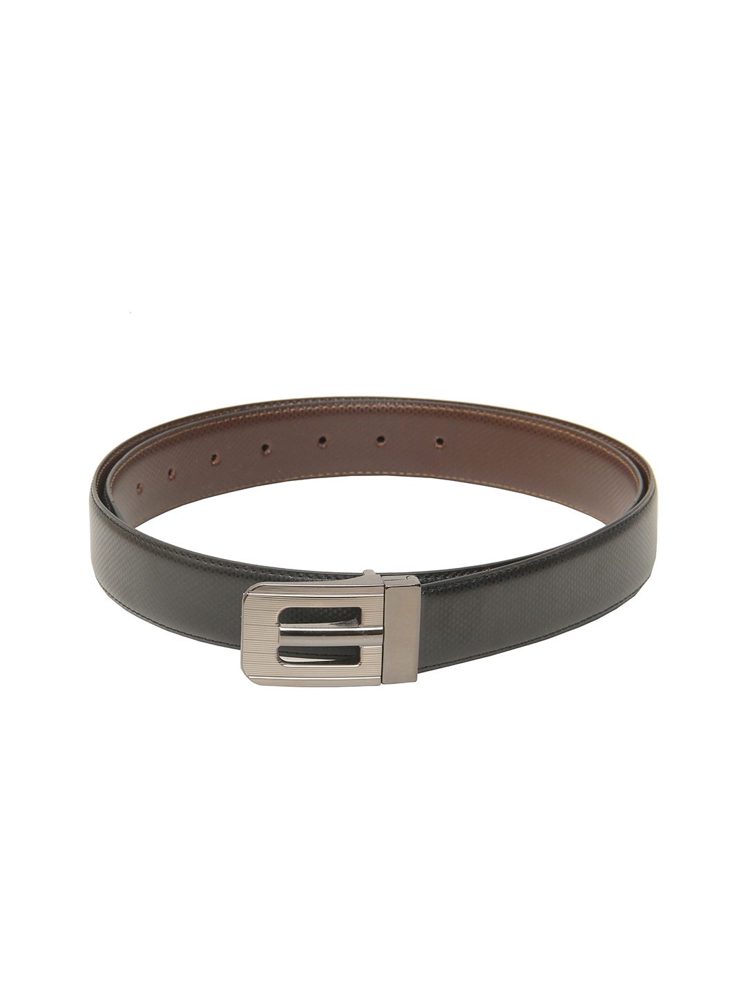 

Cazzano Men Leather Reversible Belt, Black