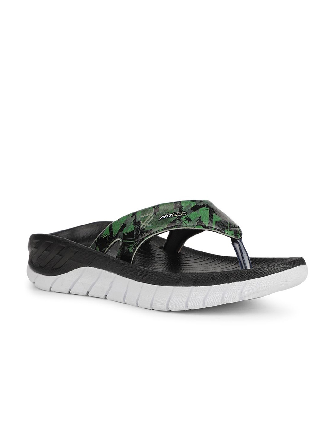 

LIBERTY EVERLAST 6 Men Colourblocked Slipper, Olive