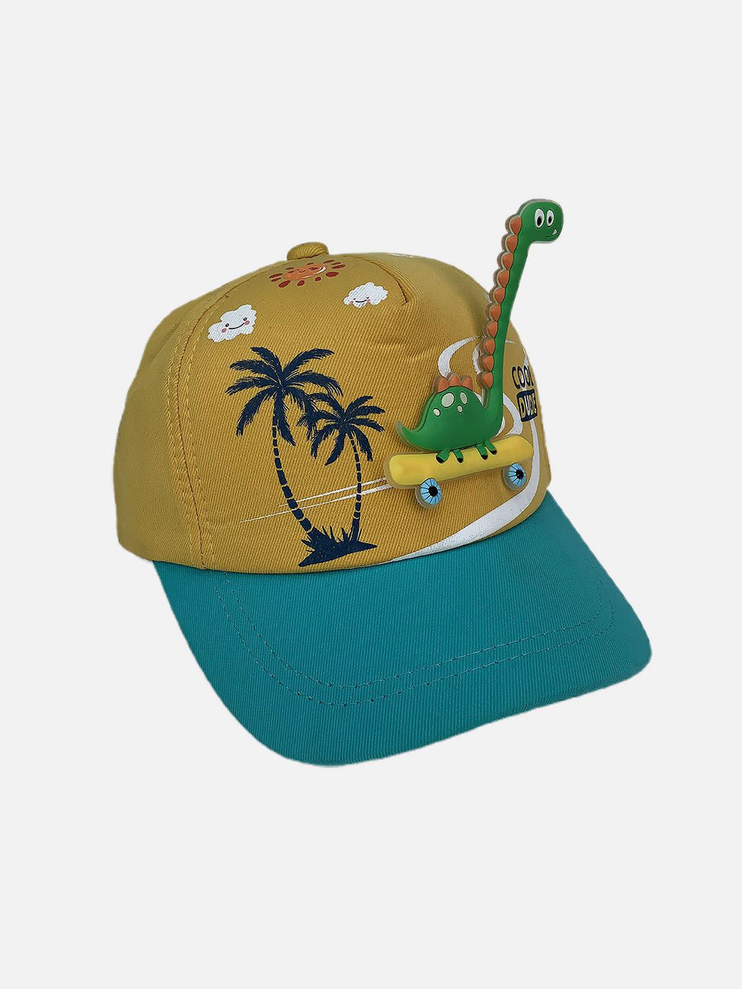 

Little Surprise Box LLP Kids Printed Baseball Cap, Yellow