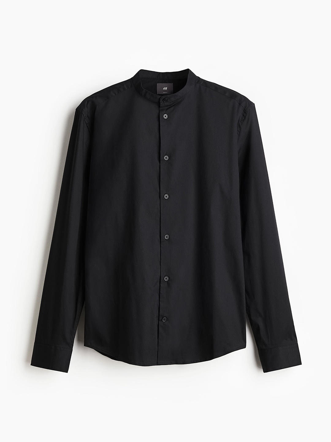 

H&M Men Shirts Long Sleeved, Black