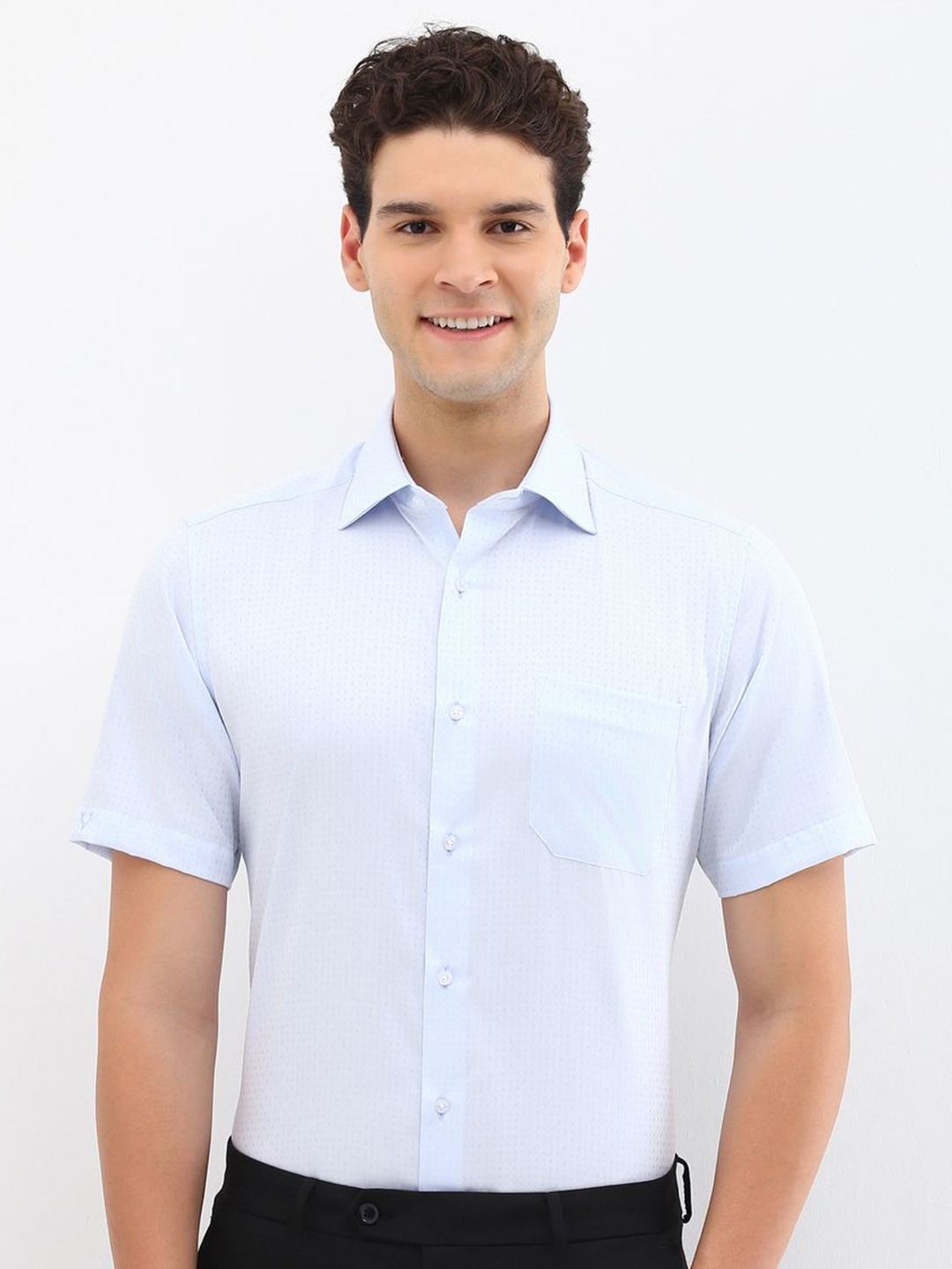 

Allen Solly Sport Men Opaque Formal Shirt, Blue
