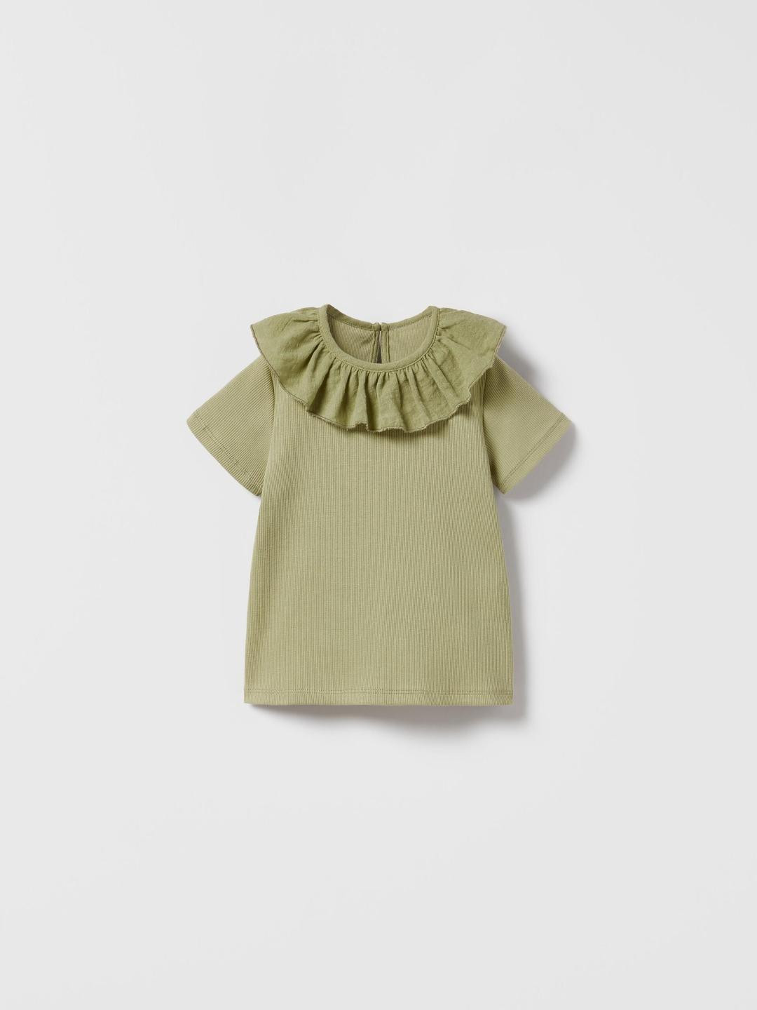 

ZARA Kids-Unisex Khaki Tshirts
