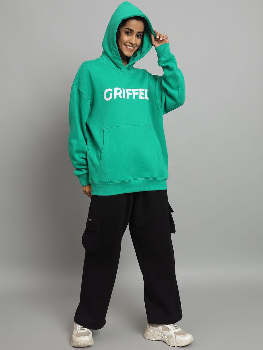 

GRIFFEL Women Mid-Rise Tracksuit, Green