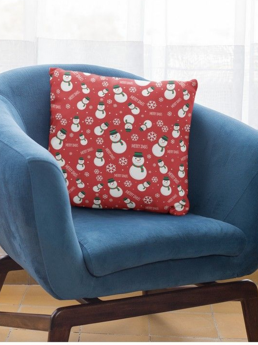 

THEYAYACAFE Brown & White Abstract Velvet Square Cushion Covers