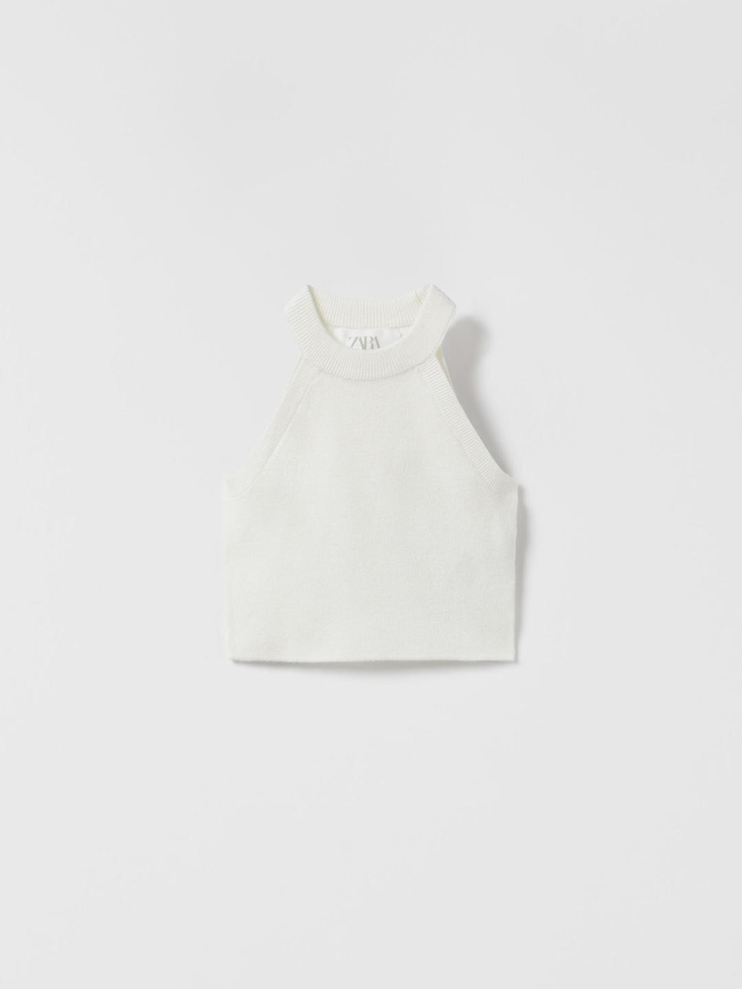 

ZARA Girls White Tshirts