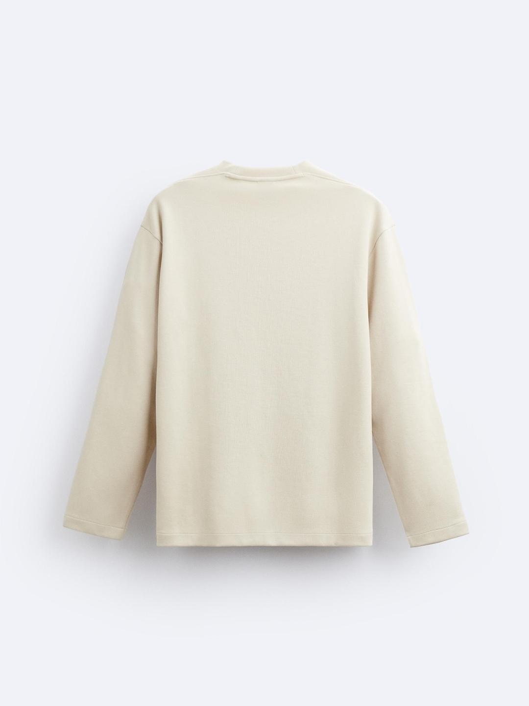 

ZARA Men Beige Tshirts