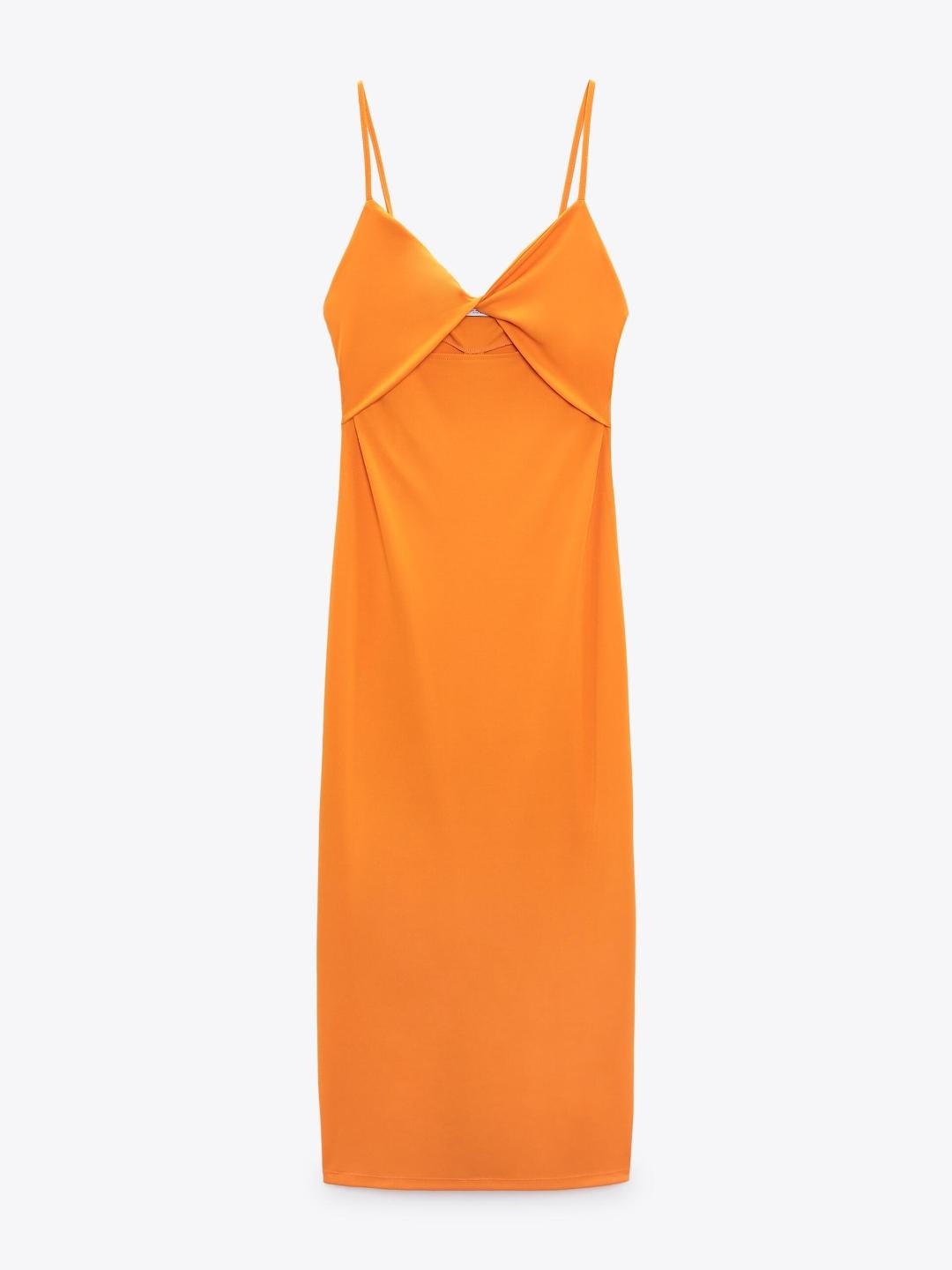 

ZARA Women Orange Dresses