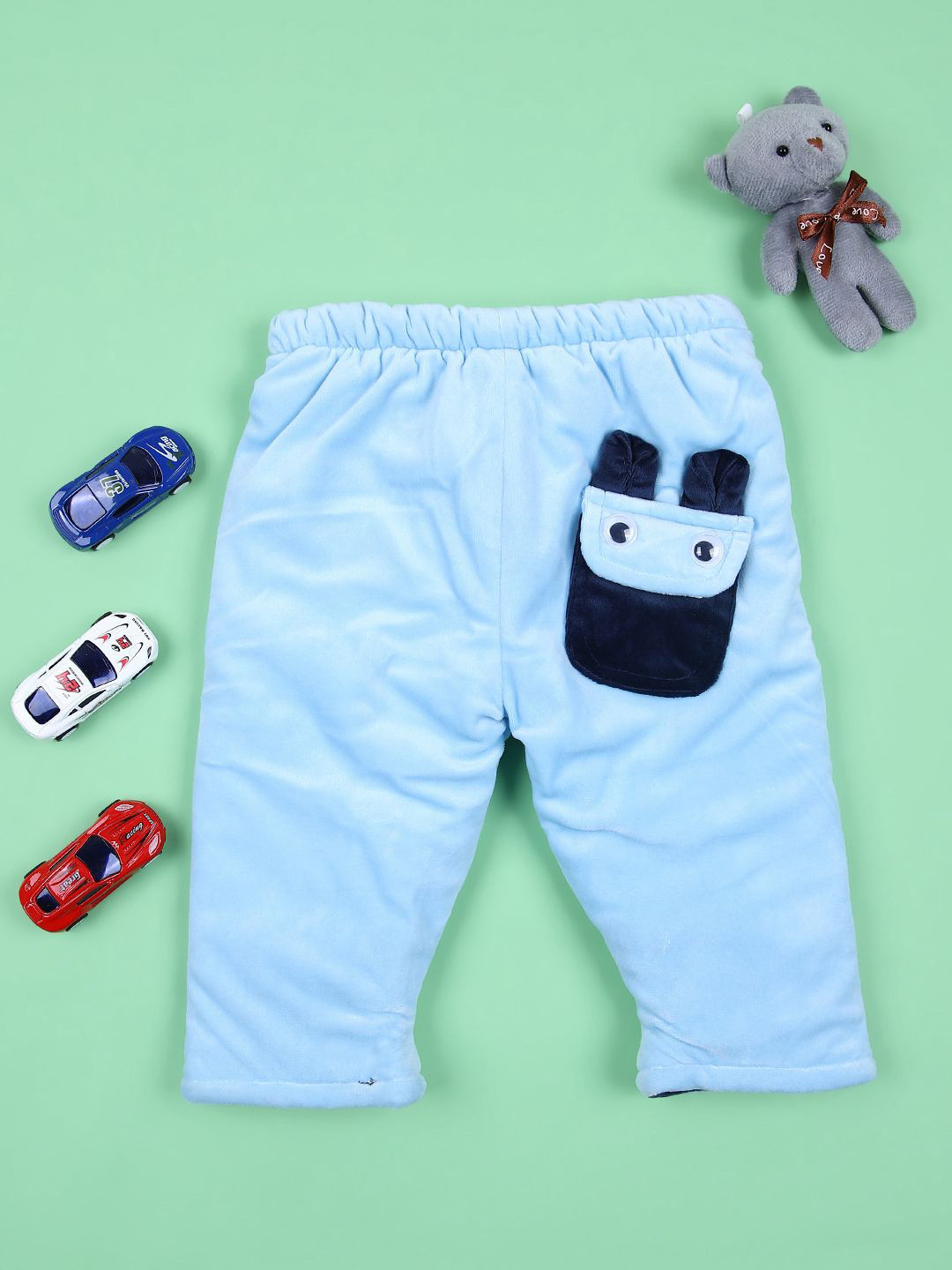 

V-Mart Kids Mid-Rise Cotton Lounge Pants, Blue