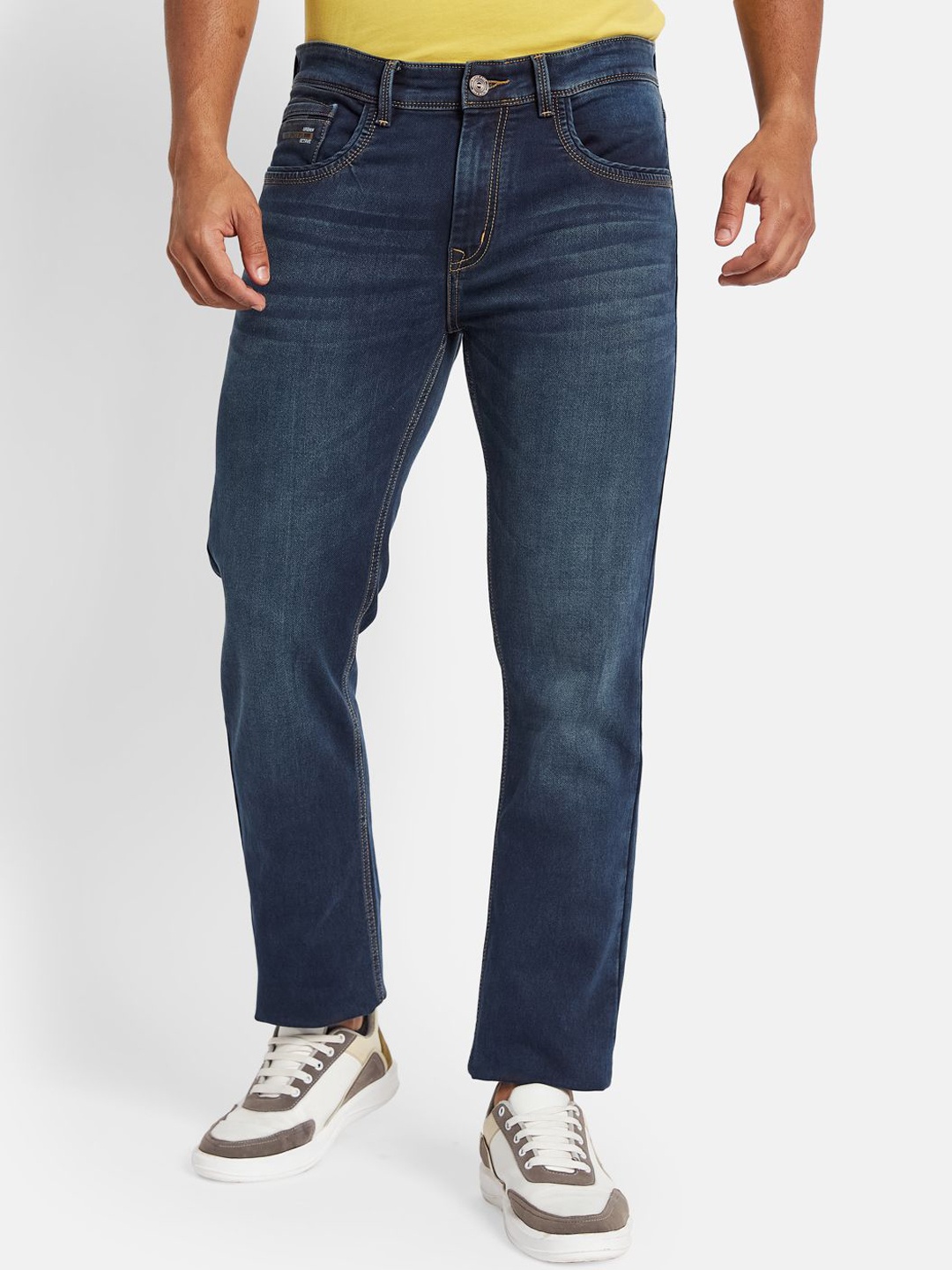

Octave Men Light Fade Stretchable Jeans, Blue