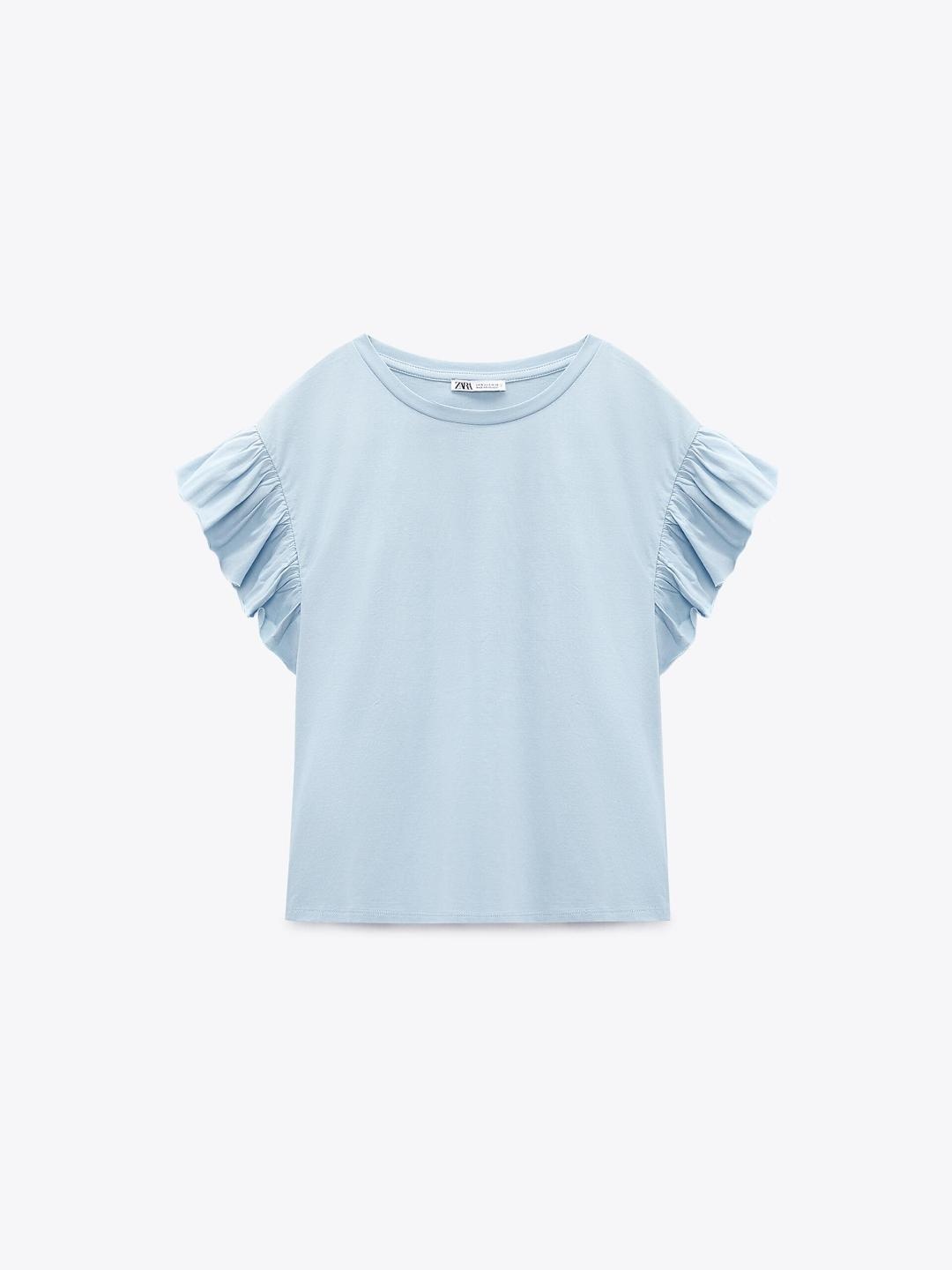 

ZARA Women Blue Tshirts