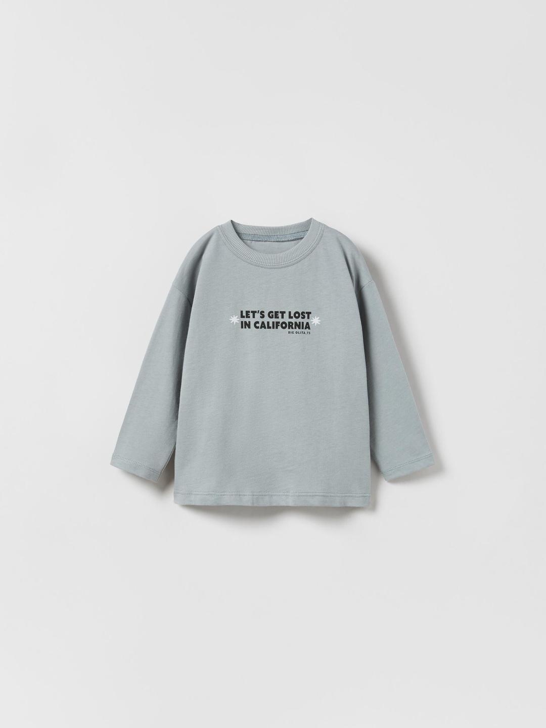 

ZARA Kids-Unisex Blue Tshirts