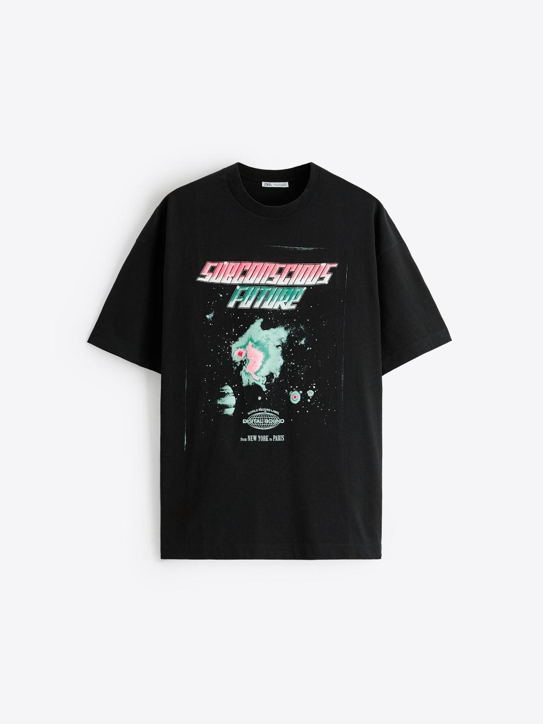 

ZARA Men Black Tshirts
