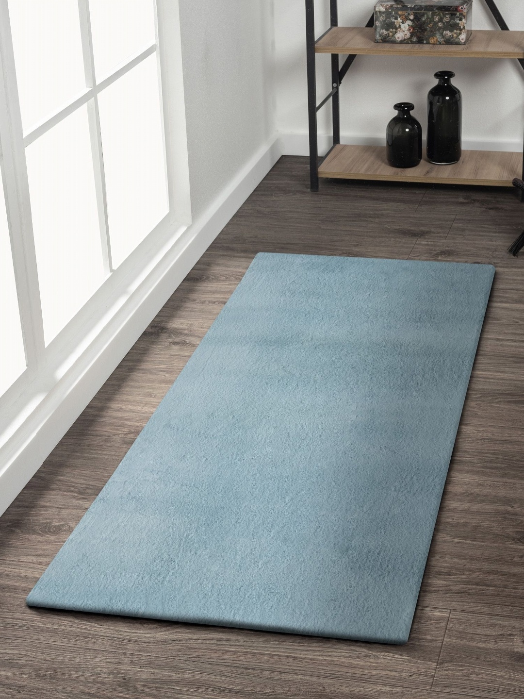 

OBSESSIONS Teal Anti-Static Bedside Floor Runner