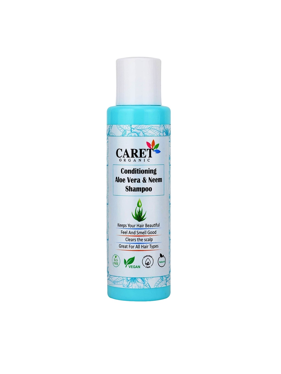 

CARET ORGANIC Conditioning Aloe Vera & Neem Shampoo - 100 ml, White
