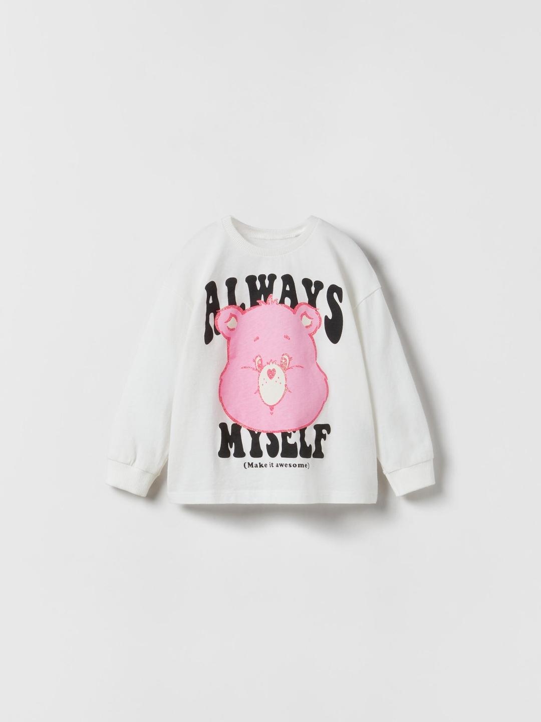 

ZARA Kids-Unisex White Tshirts