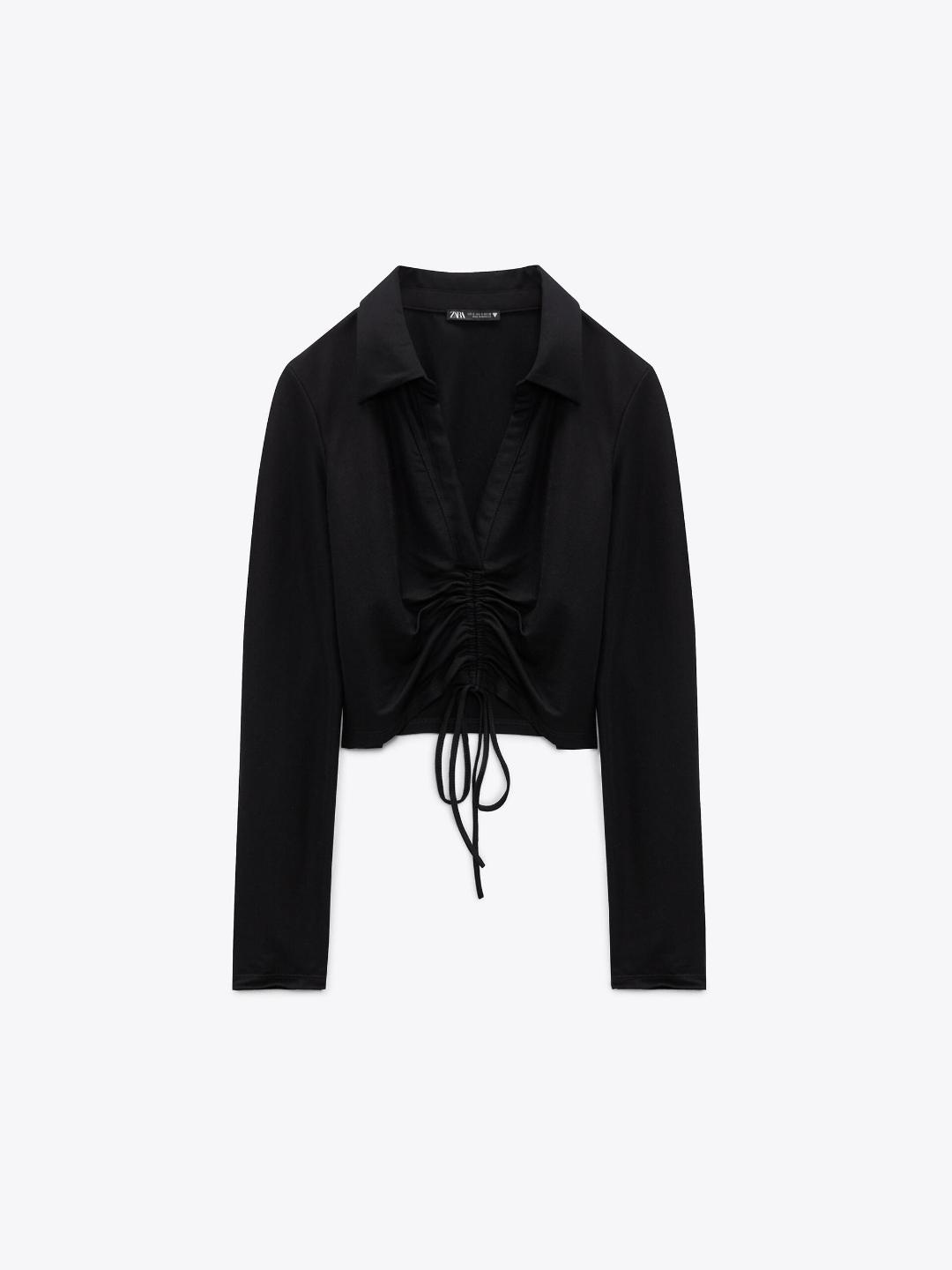 

ZARA Women Black Tshirts