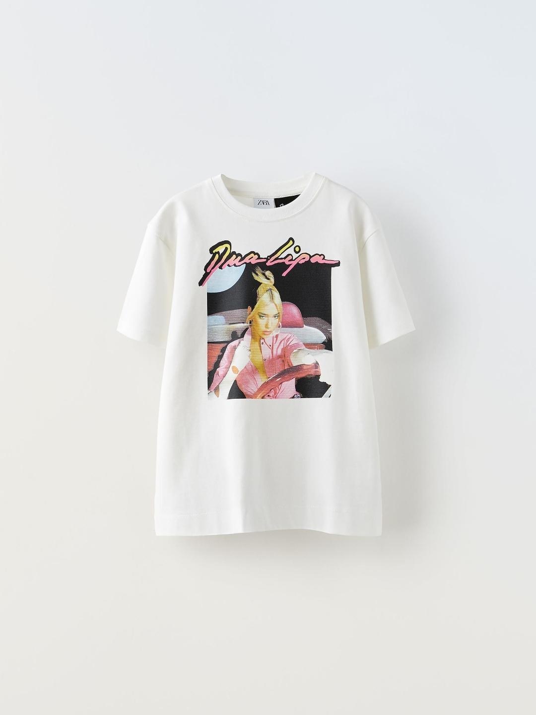 

ZARA Girls White Tshirts