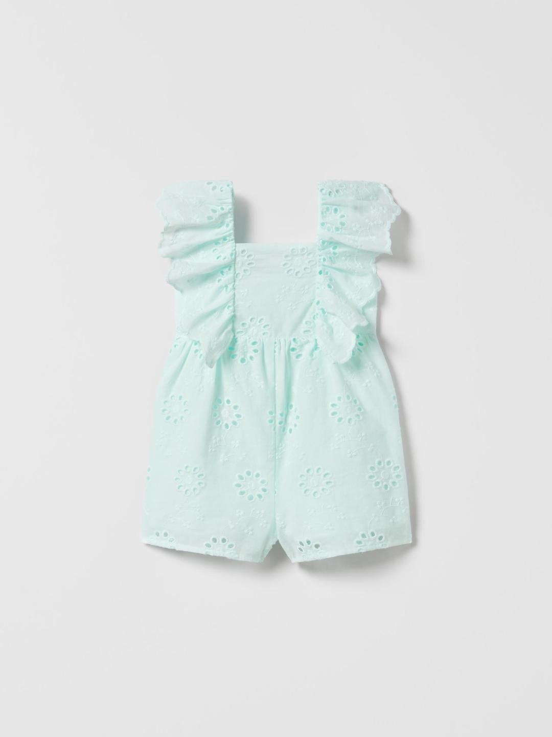 

ZARA Girls Turquoise Blue Dresses