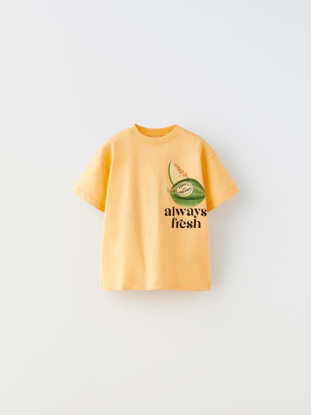 

ZARA Kids-Unisex Yellow Tshirts