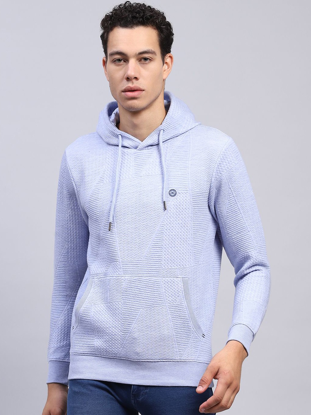 

Monte Carlo Men Hooded Full Sleeve Sweatshirt, Blue