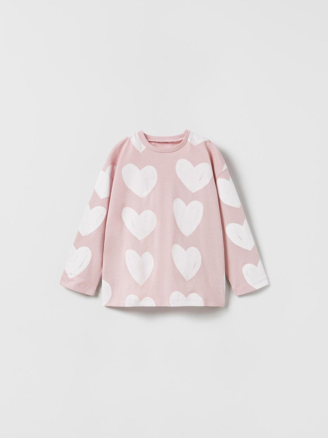 

ZARA Kids-Unisex Pink Tshirts