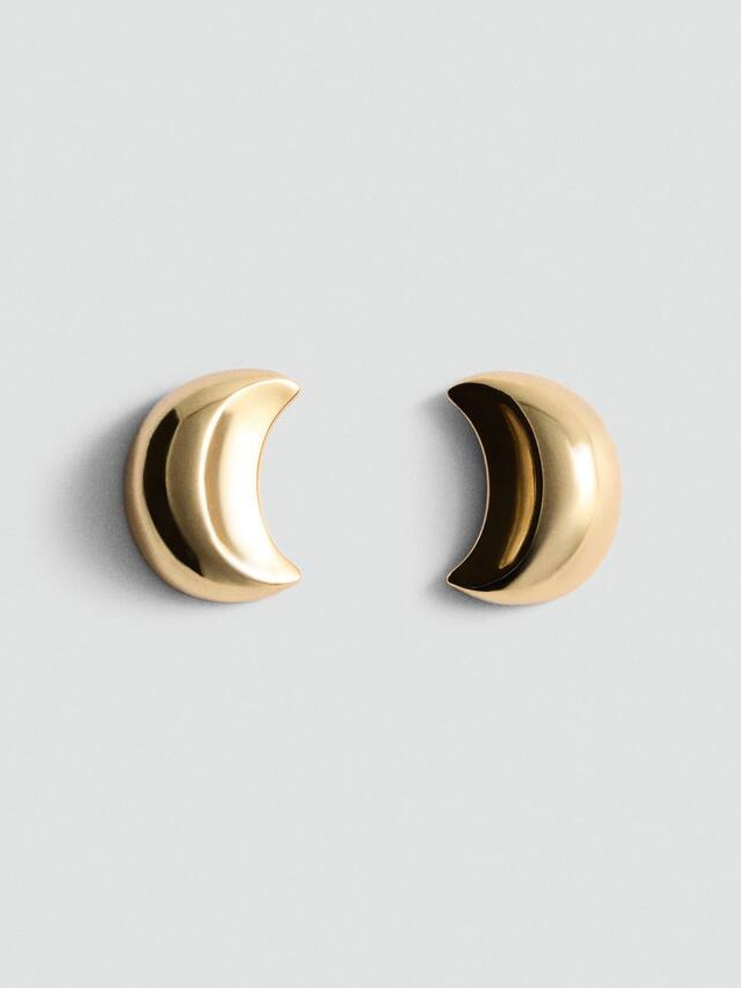 

MANGO Crescent Shaped Drop Earrings, Gold