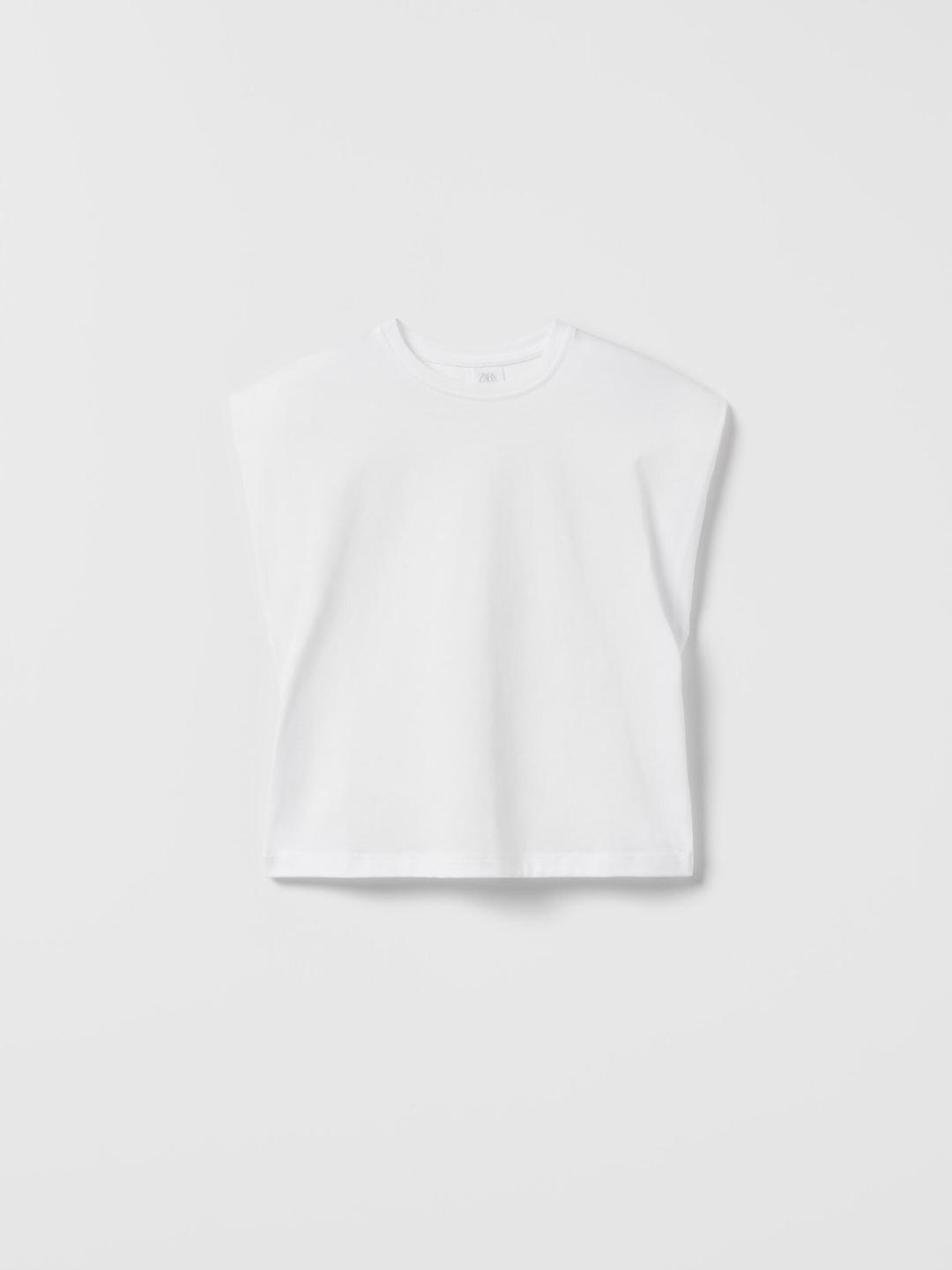 

ZARA Girls White Tshirts