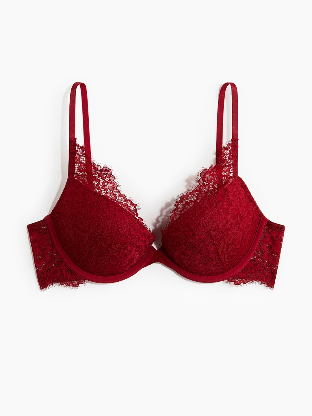 

H&M Women Padded Lingerie Bras, Red