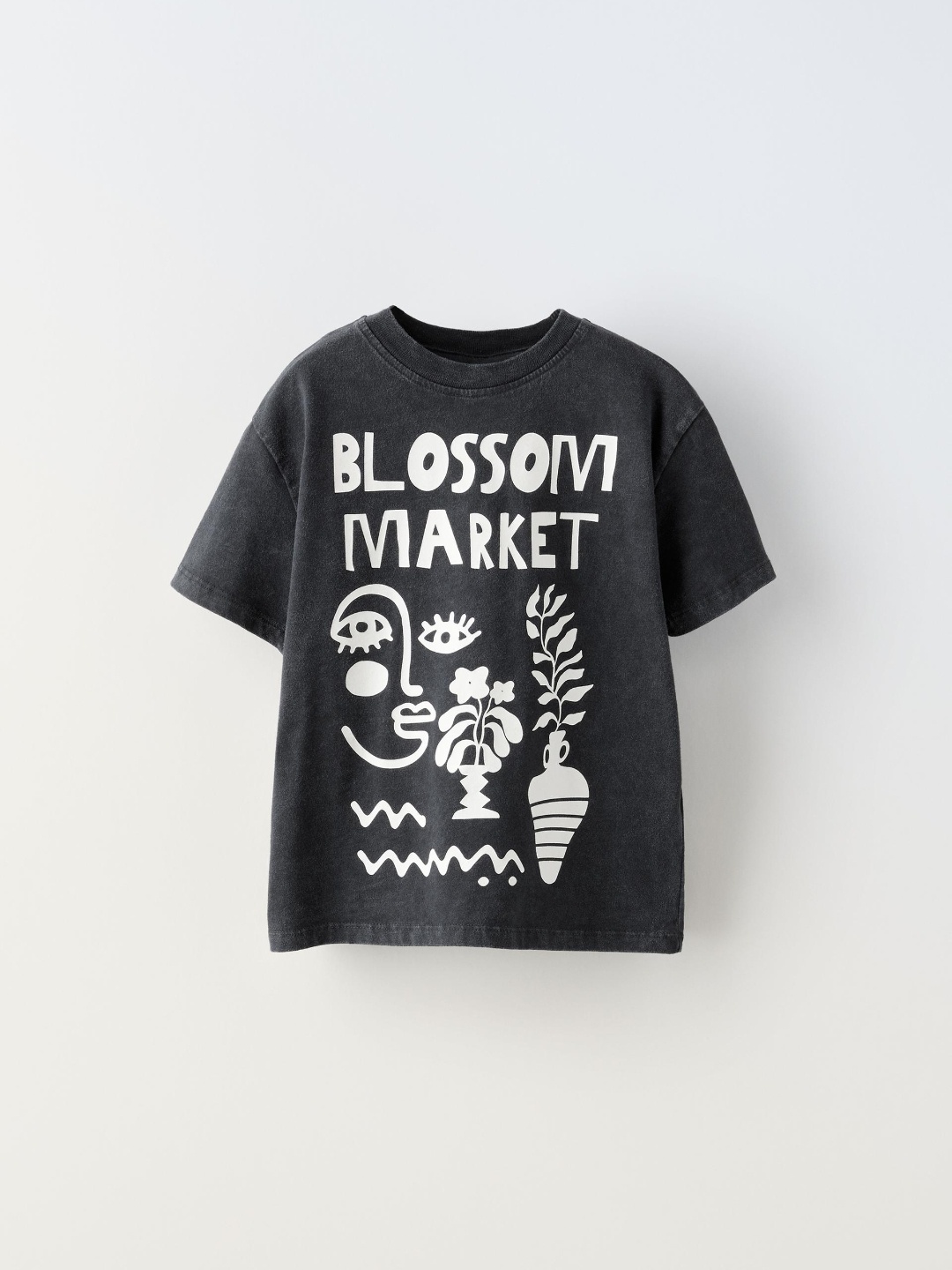 

ZARA Girls Navy Blue Tshirts