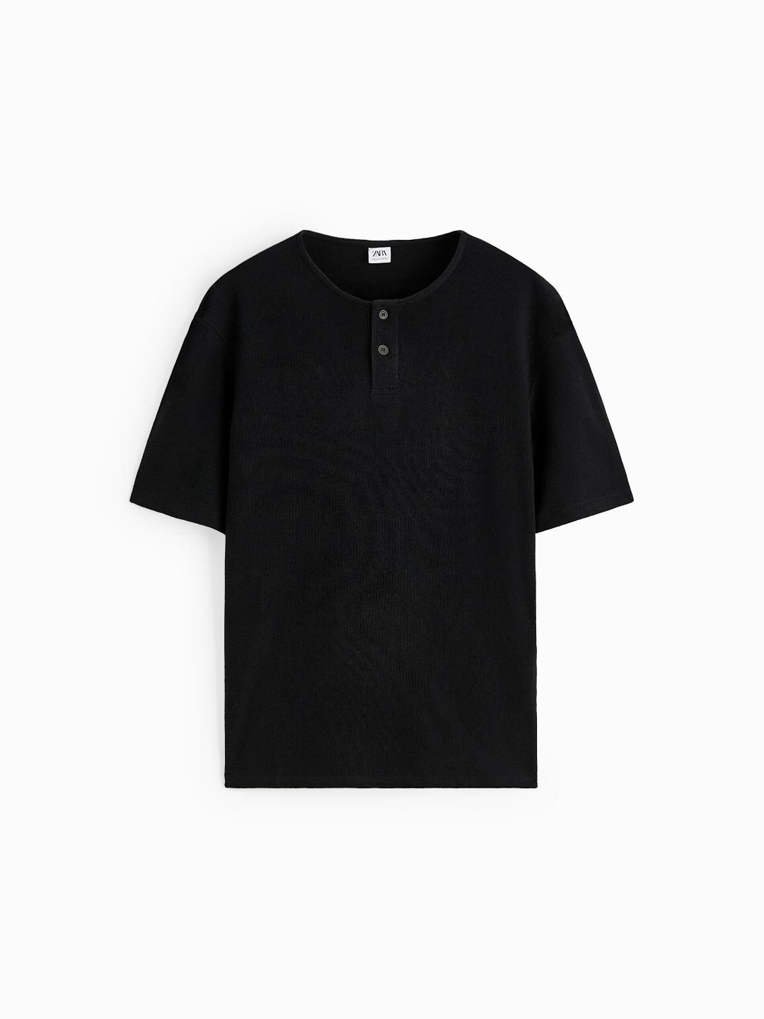 

ZARA Men Black Tshirts