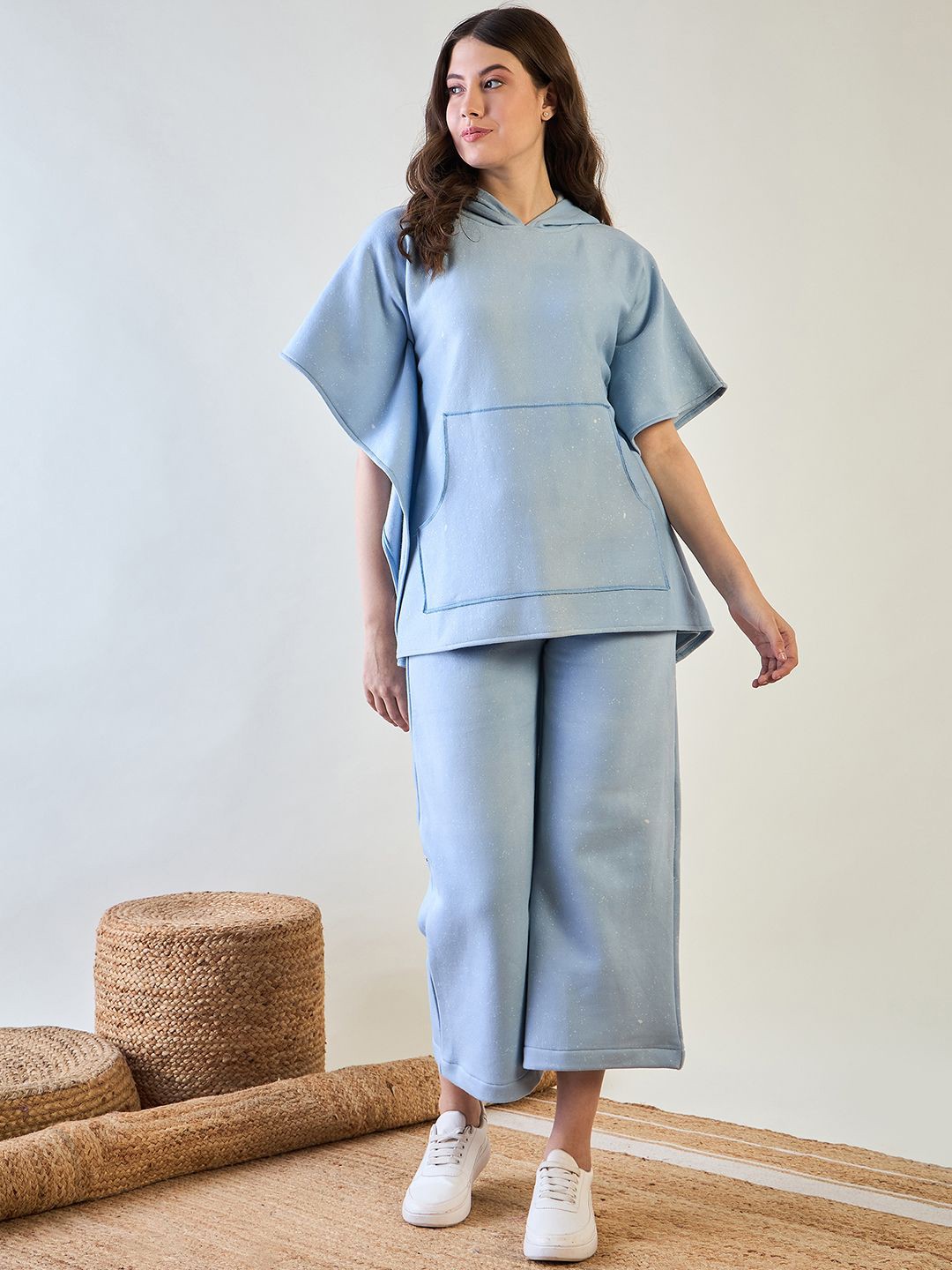 

The Kaftan Company Women Kaftan Night suit, Blue