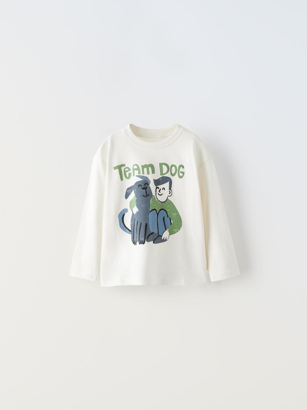 

ZARA Kids-Unisex White Tshirts