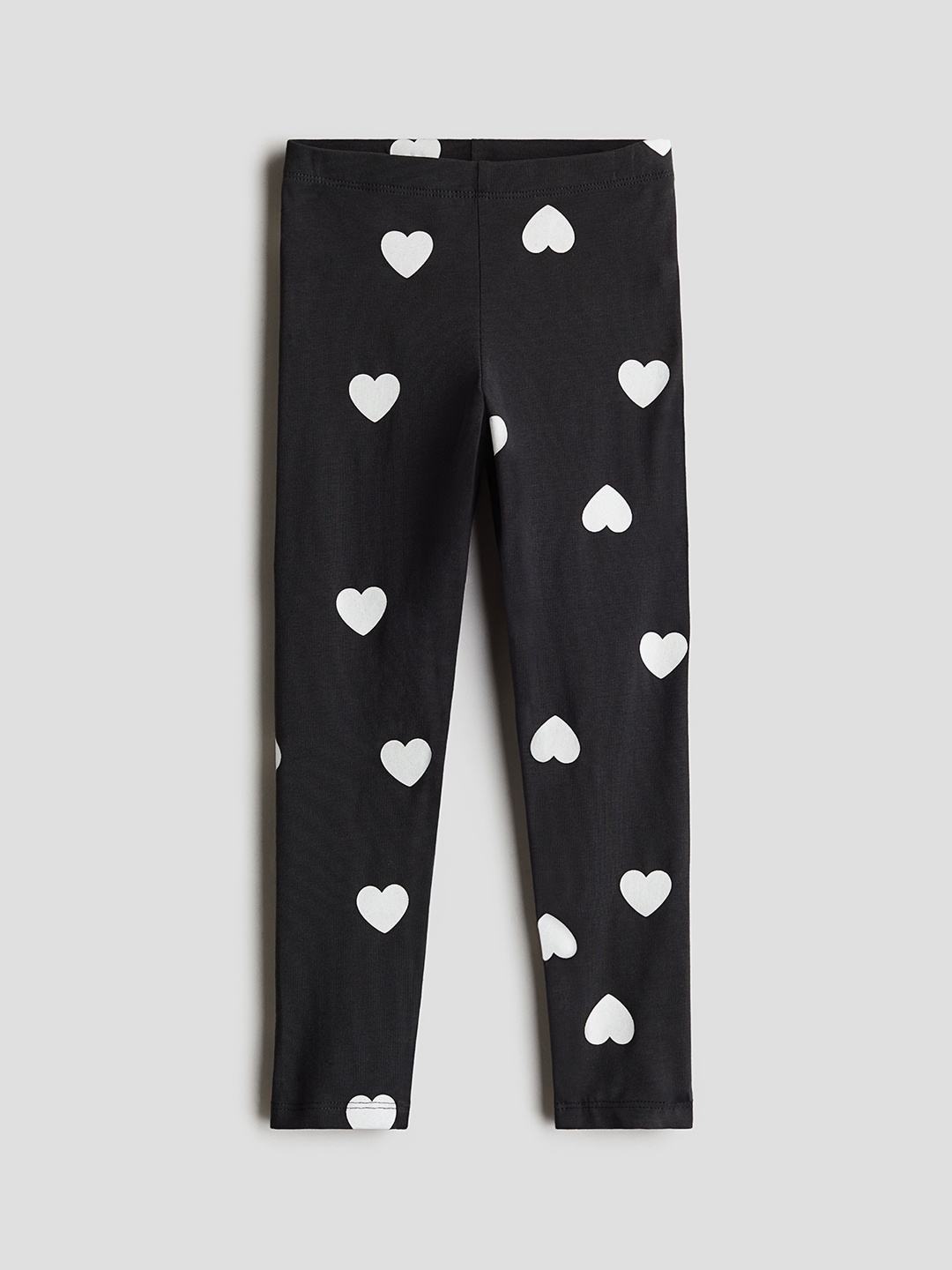 

H&M Girls Printed Leggings, Black
