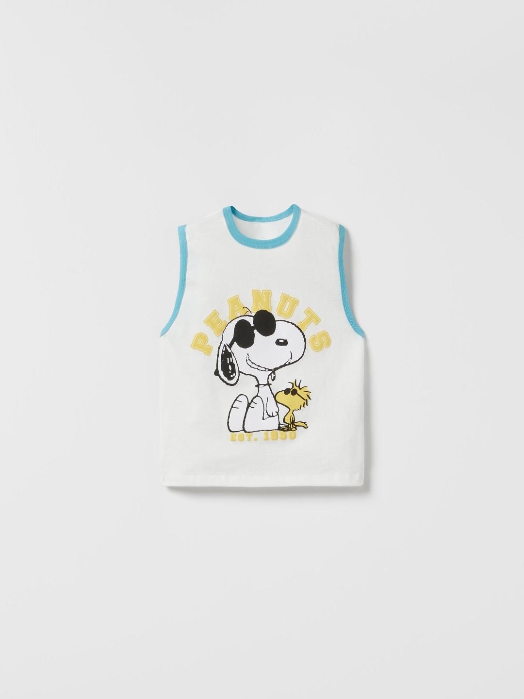 

ZARA Kids-Unisex White Tshirts