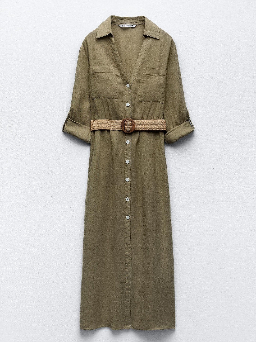 

ZARA Women Khaki Dresses