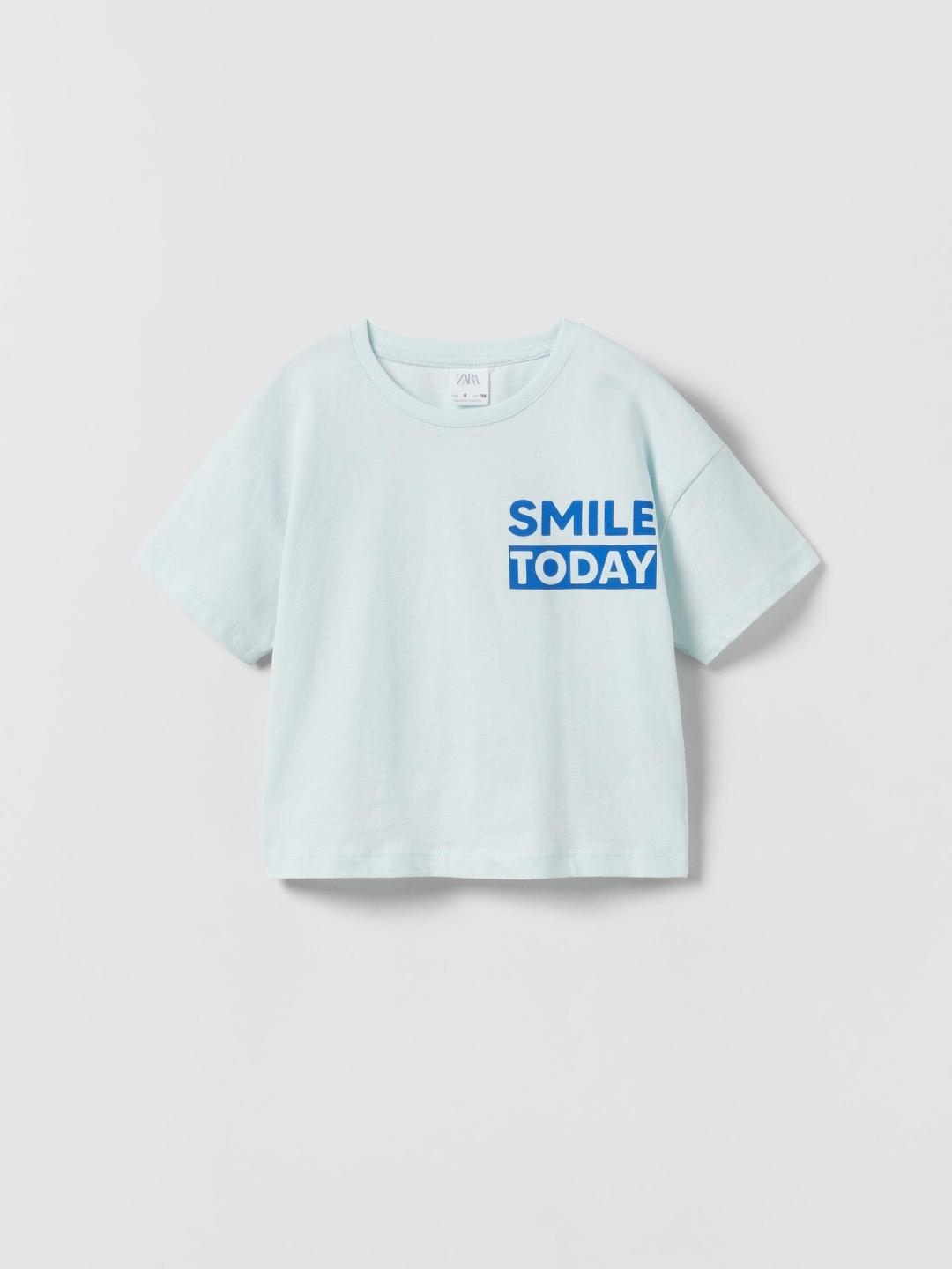 

ZARA Girls Blue Tshirts