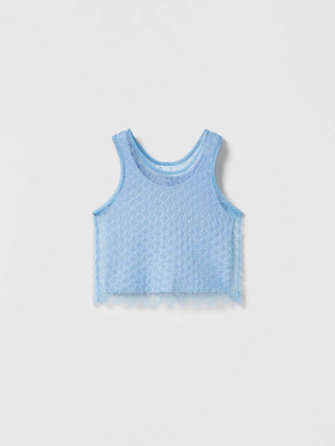 

ZARA Girls Tops, Blue