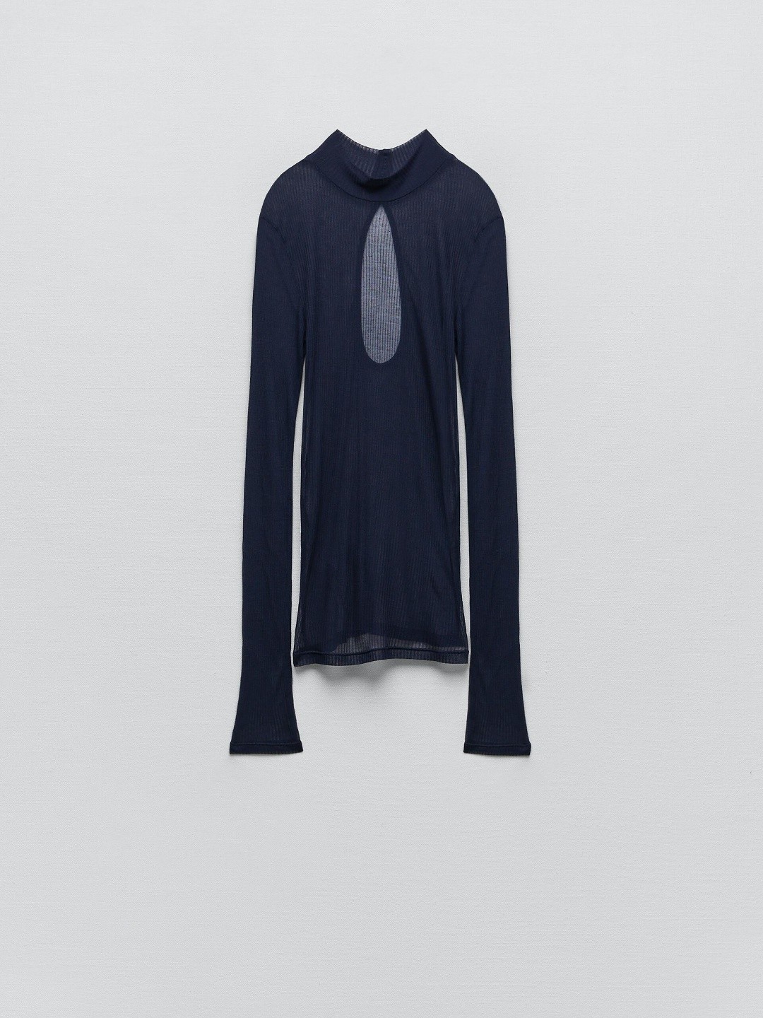 

ZARA Women Navy Blue Tshirts
