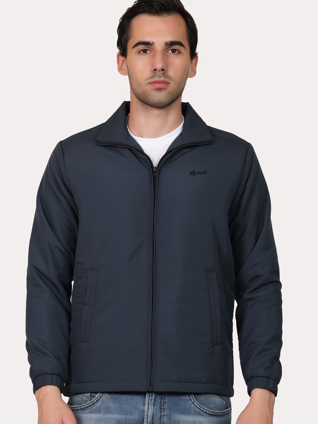 

Spirit Men Polyester Lightweight Tailored Jacket, Blue
