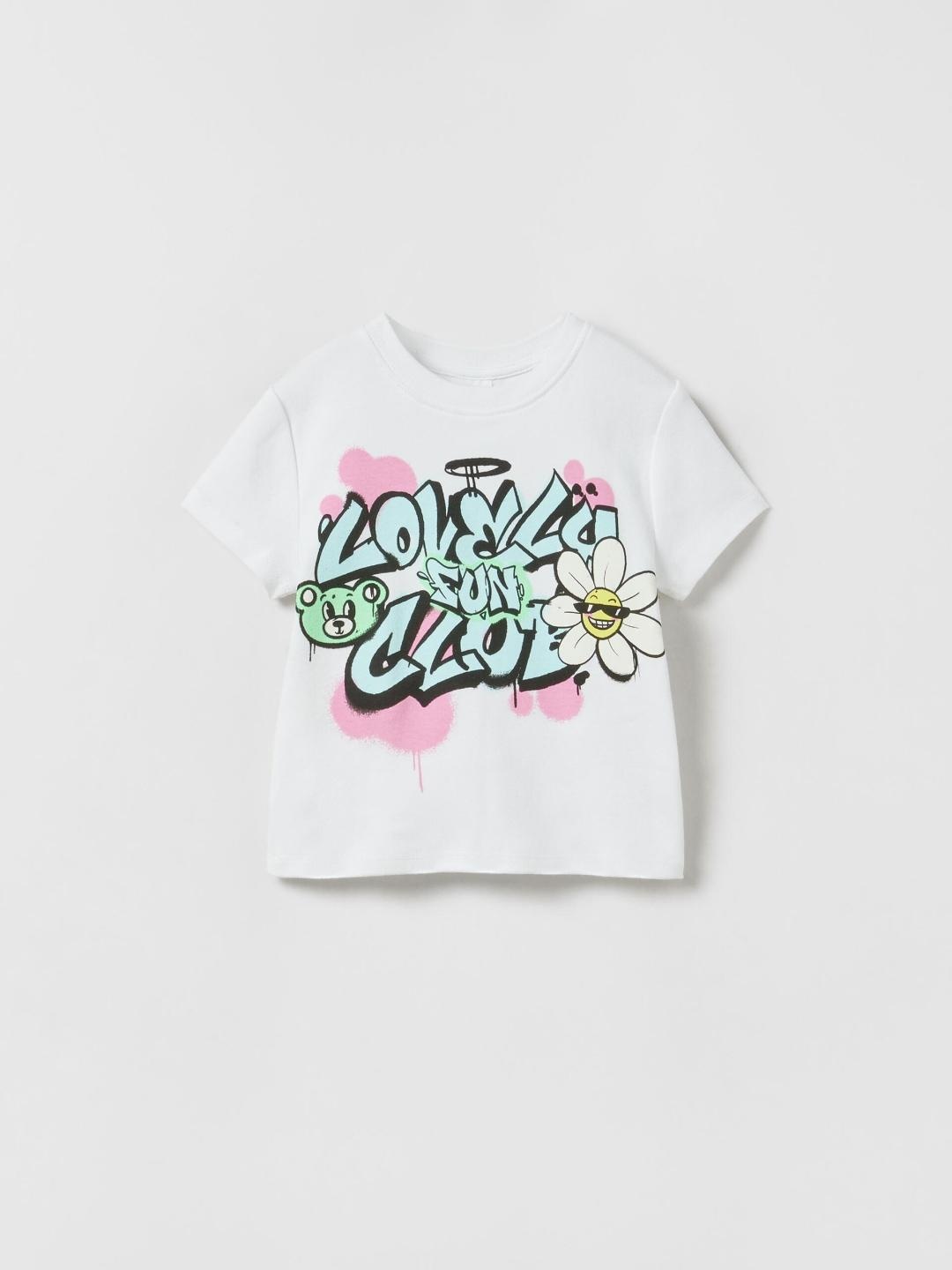 

ZARA Girls White Tshirts