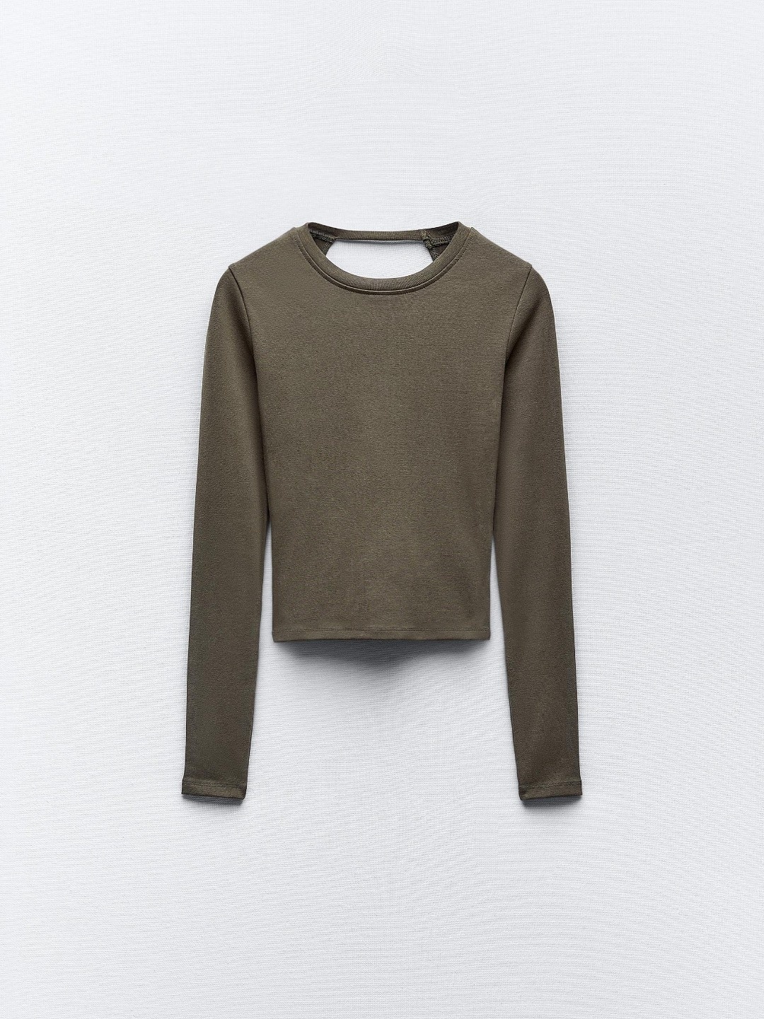 

ZARA Women Khaki Tshirts