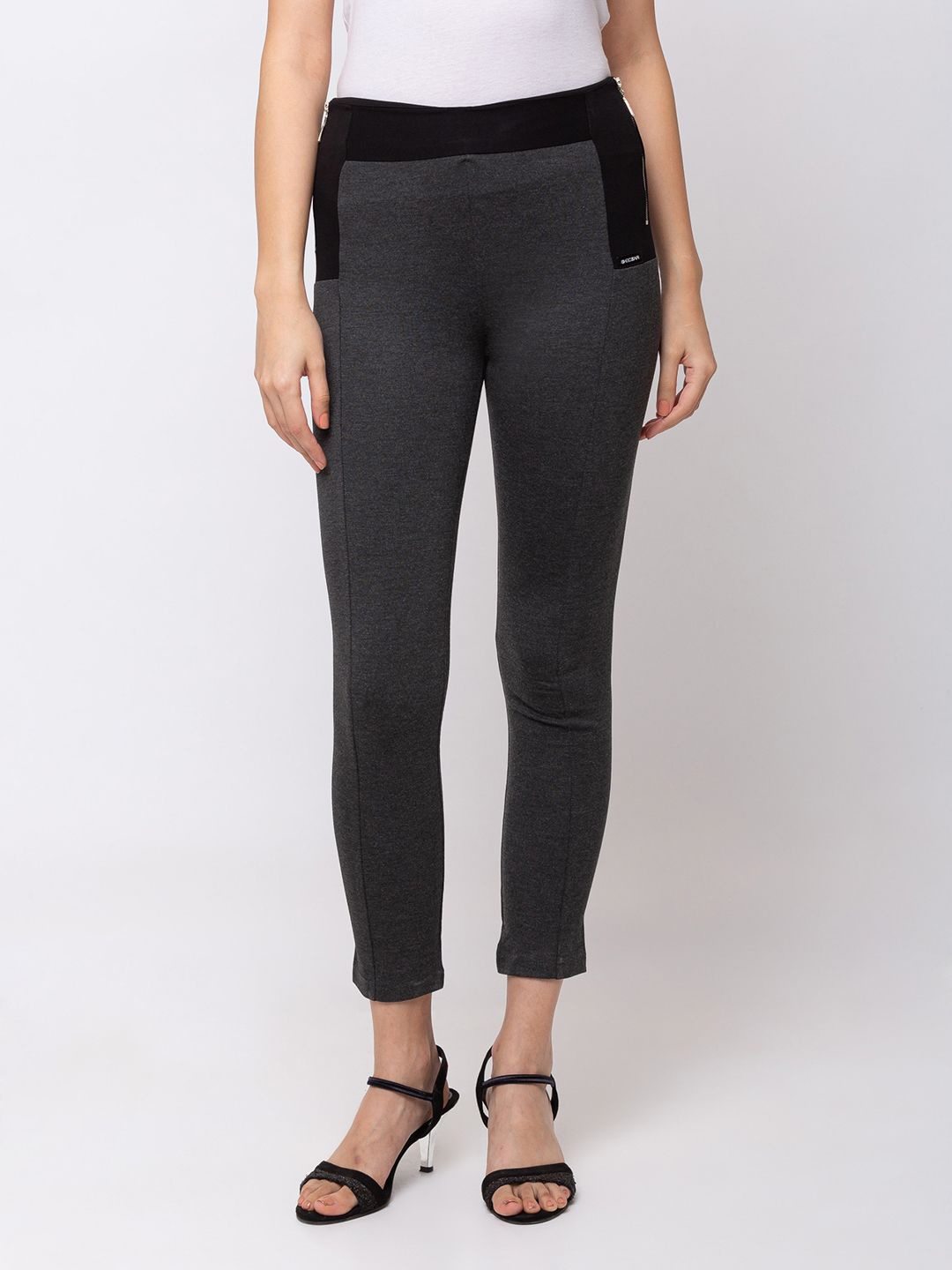 

SHECZZAR Women Skinny Fit Jeggings, Black