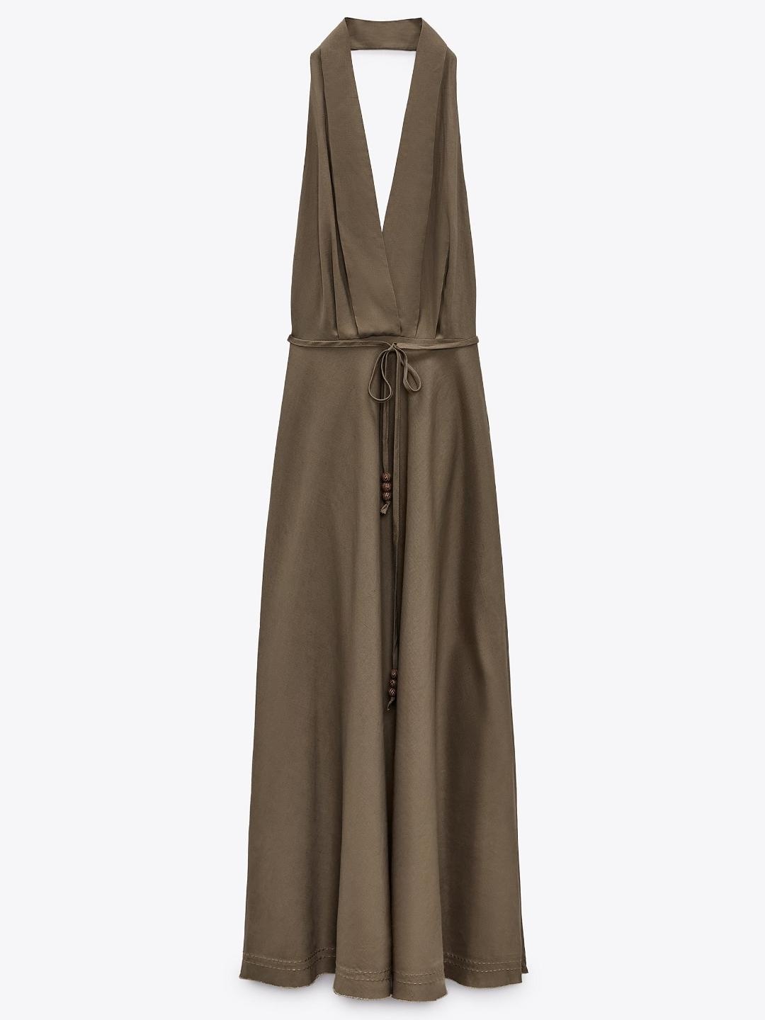 

ZARA Women Khaki Dresses